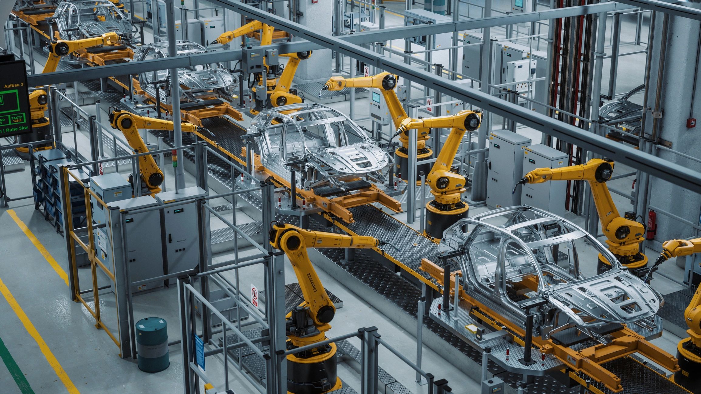 Automated automotive production environment representing embedded systems engineering